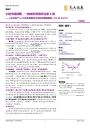 光大地产A+H样本库重点公司动态跟踪报告:土地市场回暖,一线成交双周环比涨4倍