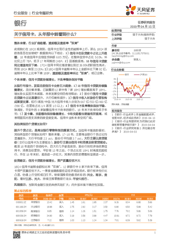 银行行业专题研究：关于信用卡，从年报中能看到什么？