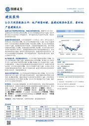 建筑装饰:1-3月投资数据点评:地产销售回暖,基建延续温和复苏,看好地产基建链龙头