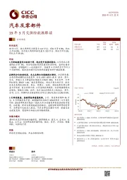 汽车及零部件：19年3月交强险数据解读