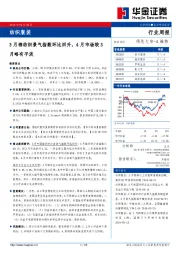 纺织服装行业周报：3月棉纺织景气指数环比回升，4月市场较3月略有平淡