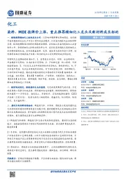 化工行业周报：染料、MDI挂牌价上涨，重点推荐精细化工龙头及新材料成长标的