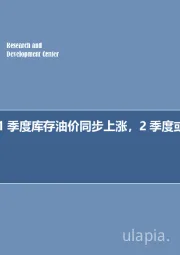 石油开采行业月报：原油月报：1季度库存油价同步上涨，2季度或继续累库存！