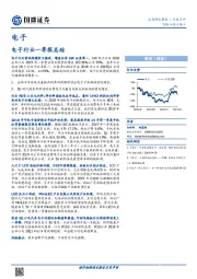 电子行业一季报总结