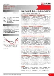 电子行业2019年中期投资策略：5G开启创新周期，全面拥抱科技硬核