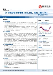 家电周报：Q1中国彩电市场零售1202万台，同比下跌1.1%