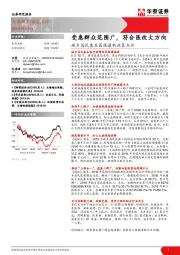 医药生物行业城乡居民基本医保最新政策点评：受惠群众范围广，符合医改大方向
