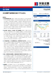 医疗器械行业分析：关注高景气度领域及细分子行业龙头