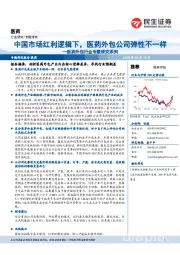 医药外包行业专题研究系列：中国市场红利逻辑下，医药外包公司弹性不一样