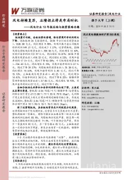 风电行业18年报总结与投资策略专题：风电持续复苏，业绩拐点将是布局时机