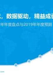 中国数字经济2018年年度盘点与2019年年度预测：超级用户时代，数据驱动，精益成长