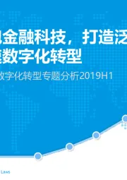 银行：中国信用卡业务数字化转型专题分析2019H1-信用卡拥抱金融科技，打造泛生活金融生态，加速数字化转型