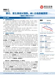 基础化工行业周报：萤石、维生素相对强势，MDI价格跌幅居前