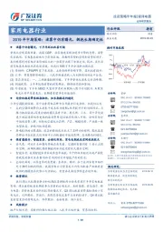 家用电器行业：2019年中期策略：迷雾中仍有曙光，拥抱长期确定性