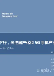 电子行业2019中期投资策略：行业持续下行，关注国产化和5G手机产业链