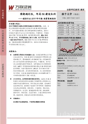 通信行业2019年中期投资策略报告：围绕确定性，布局5G建设红利