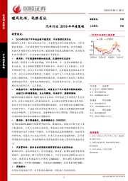 汽车行业2019半年度策略：暖风化冻，优胜劣汰