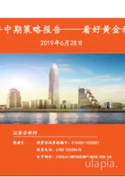 有色行业2019年中期策略报告——看好黄金和稀土投资机会