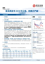 医药行业政策点评：医保局发布2018年公报，控费仍严峻