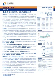 电力设备行业动态分析：氢能白皮书发布，风光再迎利好