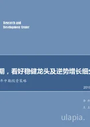 家电行业2019年中期投资策略：行业换挡期，看好稳健龙头及逆势增长细分板块