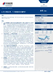 汽车行业重大事项点评：6月大幅去库，7月数据还关键吗？