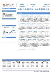 白酒行业深度报告：白酒进入品牌新周期，各级名酒强者恒强