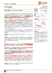 电气设备行业专题研究：双积分系列1：BEV与HEV之争？