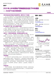 光大地产行业动态跟踪报告：2019年上半年房地产四维数据总结及下半年展望