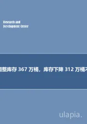 石油开采行业:EIA向上调整库存367万桶,库存下降312万桶不及预期!