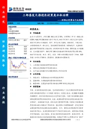 环保公用事业行业周报：三部委发文推进农村黑臭水体治理