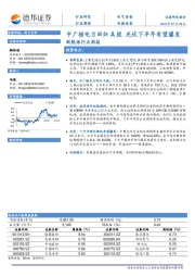 新能源行业周报：中广核电力回归A股 光伏下半年有望爆发
