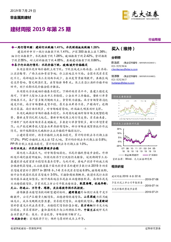 建材周报2019年第25期