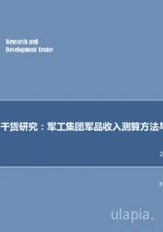 国防白皮书干货研究：军工集团军品收入测算方法与装备费变化