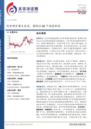电气设备行业周报：风电增长势头良好，特斯拉Q2产销创新高