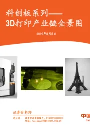 科创板系列：3D打印产业链全景图