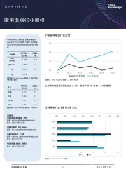 家用电器行业周报
