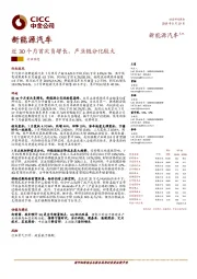 新能源汽车行业动态：近30个月首次负增长，产业链分化较大