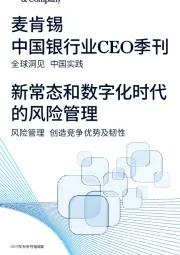 中国银行业CEO季刊:新常态和数字化时代的风险管理