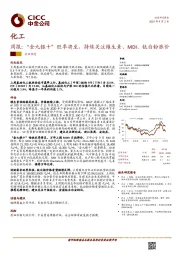 化工周报：“金九银十”旺季将至，持续关注维生素、MDI、钛白粉涨价