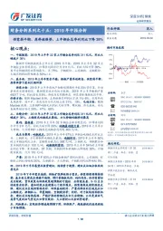 钢铁深度分析：财务分析系列之十五：2019年中报分析：供需弱平衡、原料端强势，上市钢企总净利同比下降39%