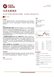 汽车及零部件行业动态：金九车市量价复苏低于预期；宝马新3系折扣扩大