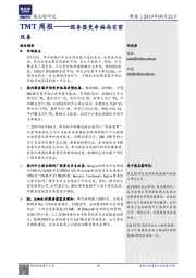 TMT周报——服务器竞争格局有望