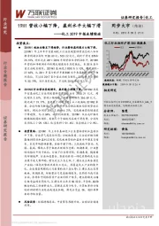 化工2019中报业绩综述：19H1营收小幅下降，盈利水平大幅下滑