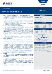 建筑材料行业月报：2019年1-9月需求端数据点评