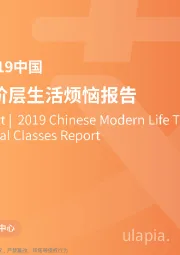 社会服务行业：2019中国现代社会阶层生活烦恼报告
