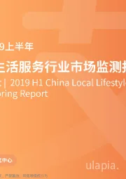 2019上半年中国本地生活服务行业市场监测报告