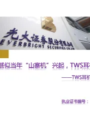 TWS耳机行业专题报告：甚似当年“山寨机”兴起，TWS耳机拐点已至