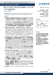 环保工程及服务行业周报：燃气公司成本下降兑现业绩增长，关注天然气行业投资机会