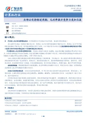 计算机行业专题研究：头部公司持续逆周期，毛利率提升竞争力更加凸显